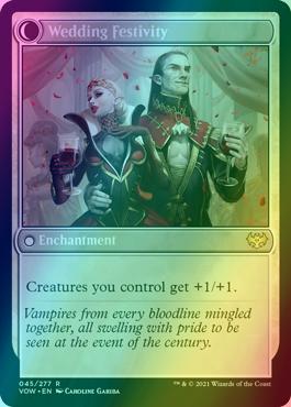 Wedding Announcement // Wedding Festivity [45] [Innistrad: Crimson Vow] [Foil]