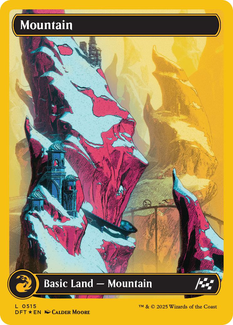 Mountain [515] [Full Art] [Panorama] [Aetherdrift] [First-place Foil]