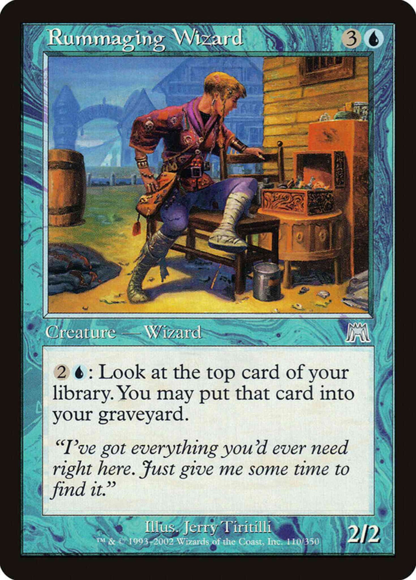 Rummaging Wizard [110] [Onslaught] [Non-Foil]