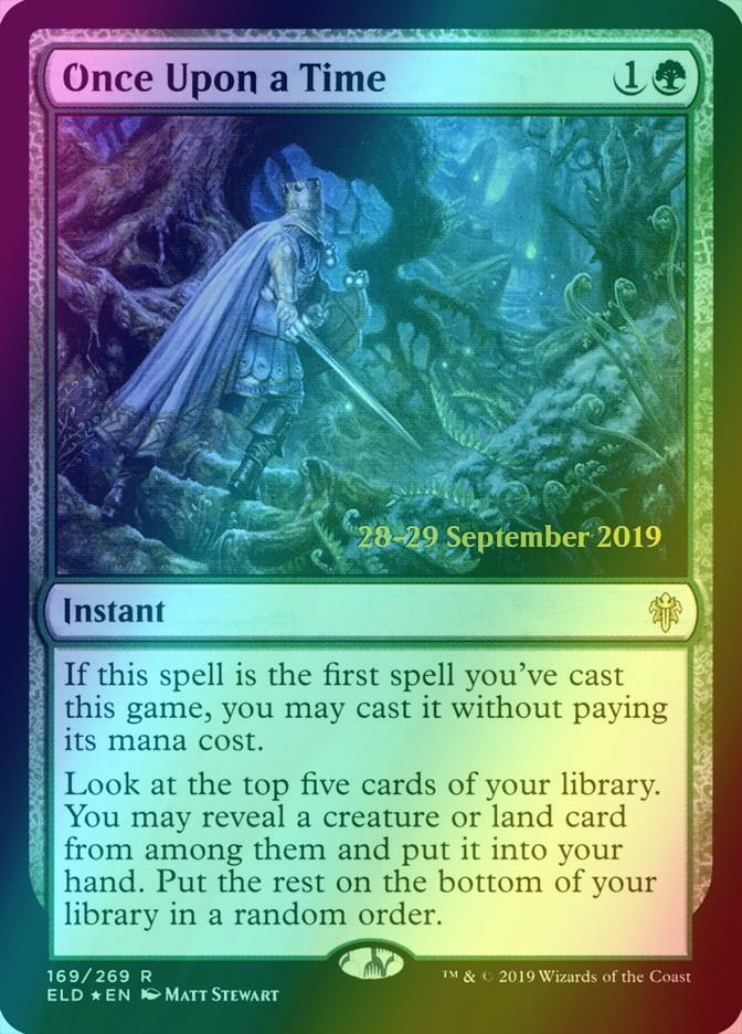 Once Upon a Time [169s] [Throne of Eldraine Promos] [Foil]