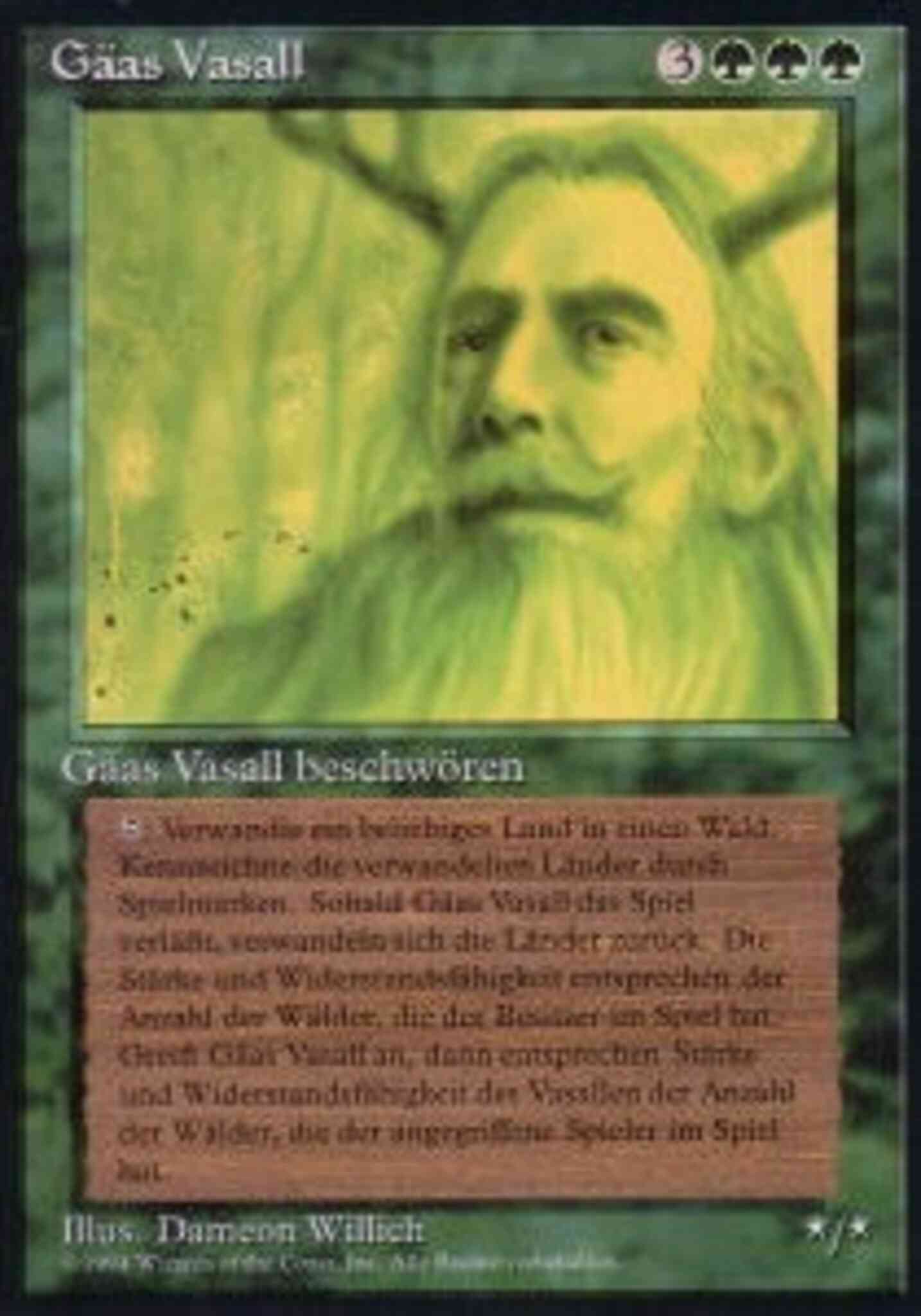Gaea's Liege - German [198] [Foreign Black Border: German] [Non-Foil]