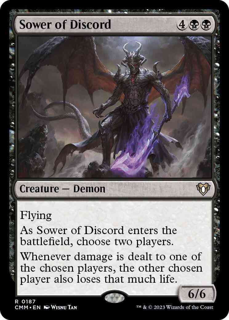 Sower of Discord [187] [Commander Masters] [Non-Foil]