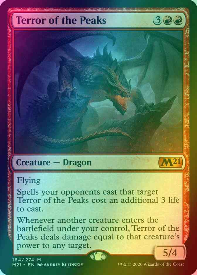 Terror of the Peaks [164] [Core Set 2021] [Foil]