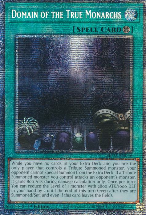 Domain of the True Monarchs - MP25-EN026 - Starlight Rare - 1st Edition