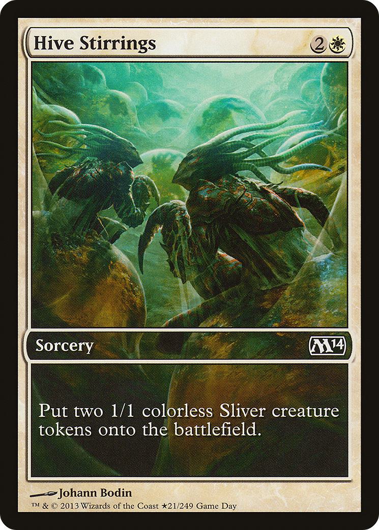 Hive Stirrings [21] [Game Day] [Magic 2014 Promos] [Non-Foil]