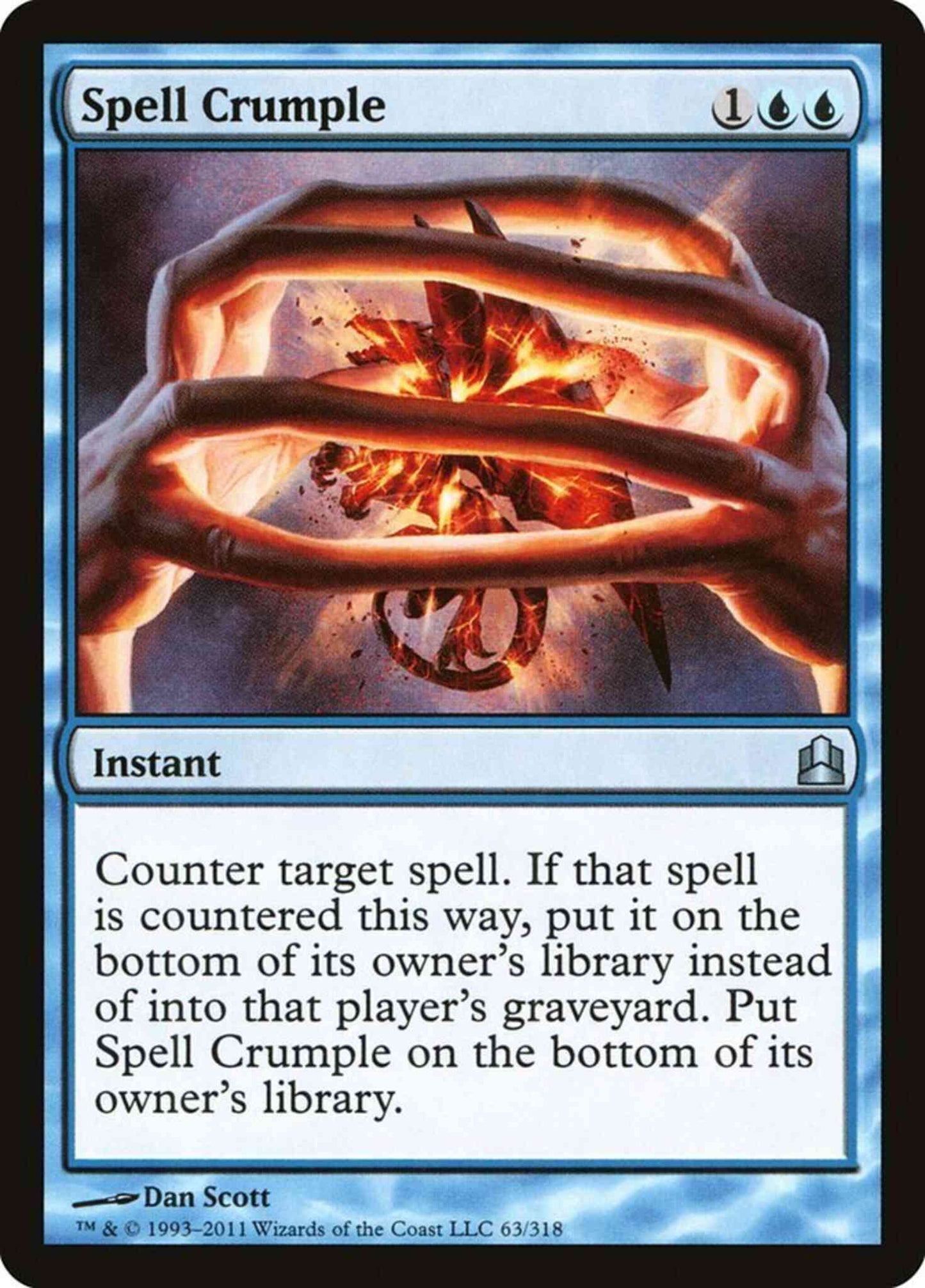 Spell Crumple [63] [Commander 2011] [Non-Foil]