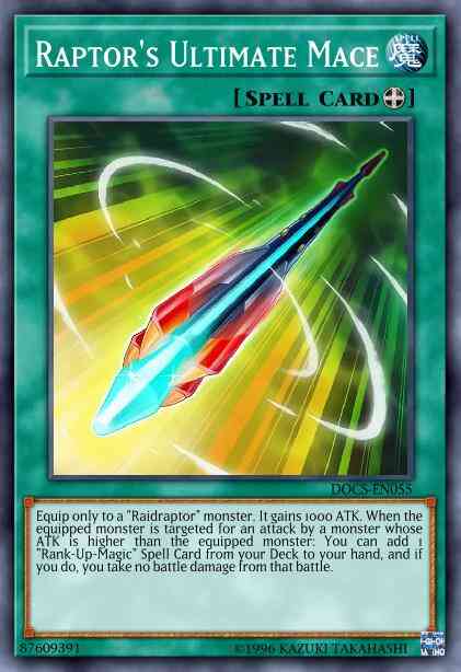 Raptor's Ultimate Mace - MP16-EN145 - Common - 1st Edition