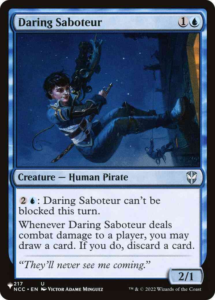 Daring Saboteur [NCC-217] [The List] [Non-Foil]