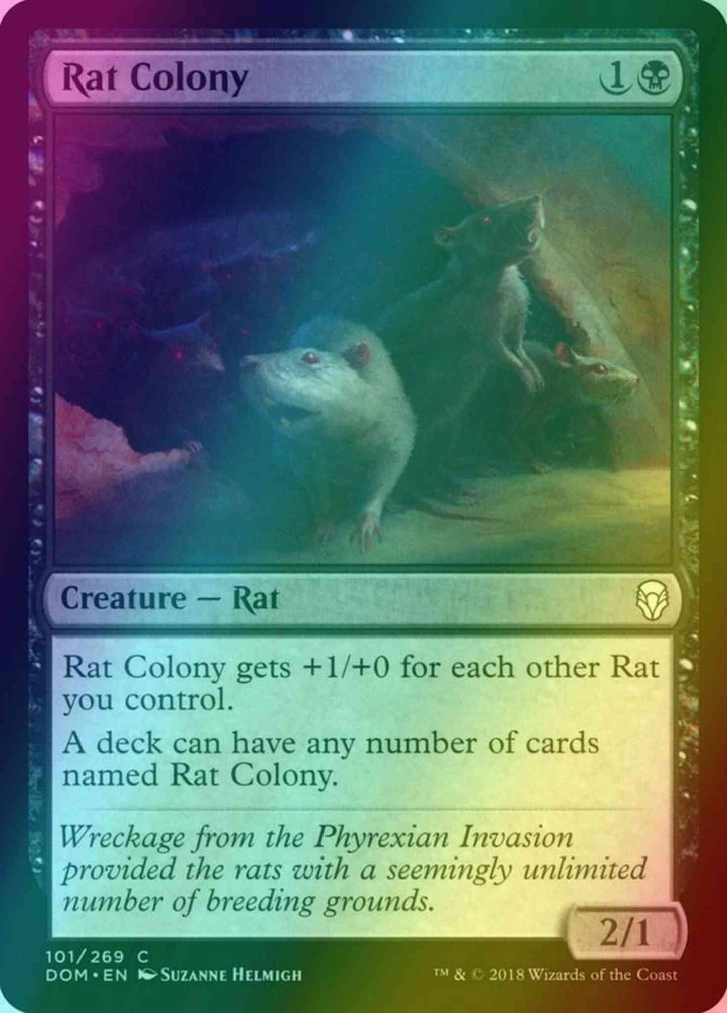 Rat Colony [101] [Dominaria] [Foil]
