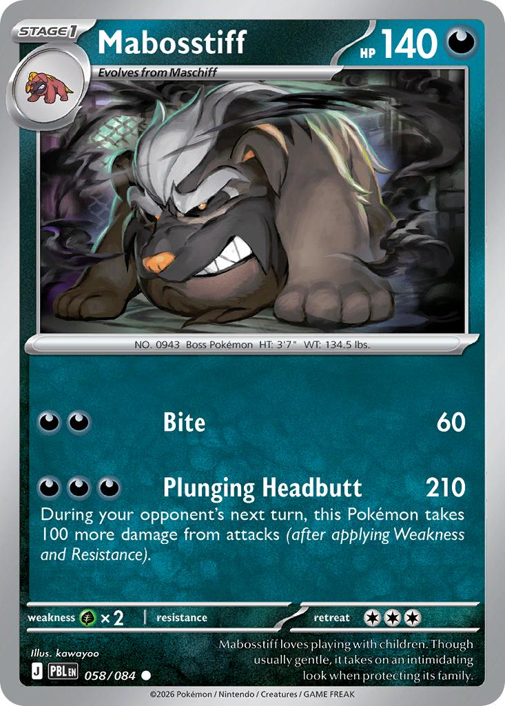 Mabosstiff - 058/084 - Common [me05-058] [Non-Holo]