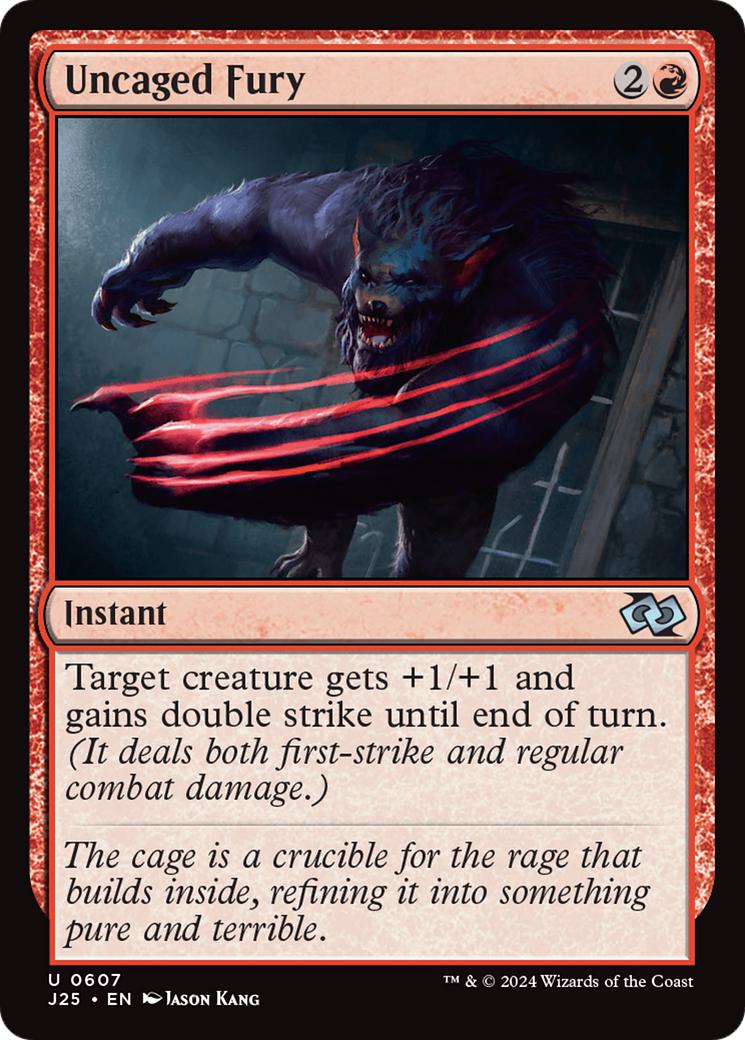 Uncaged Fury [607] [Foundations: Jumpstart] [Non-Foil]
