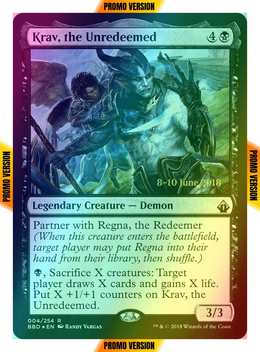 Krav, the Unredeemed [4s] [Battlebond Promos] [Foil]