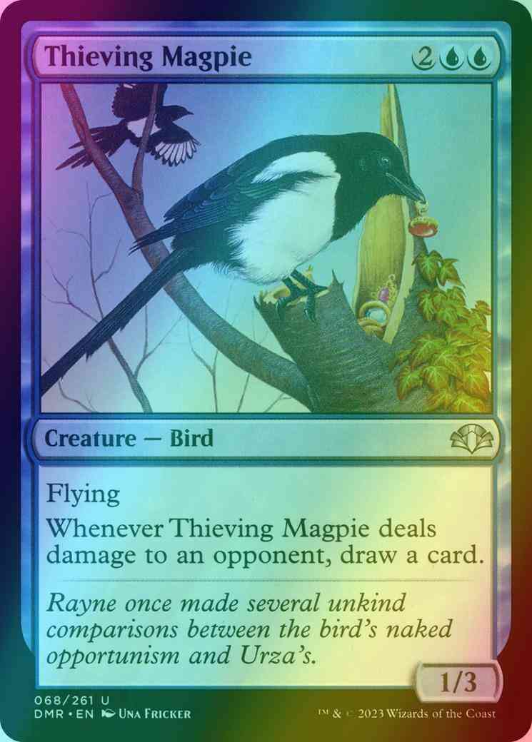 Thieving Magpie [68] [Dominaria Remastered] [Foil]