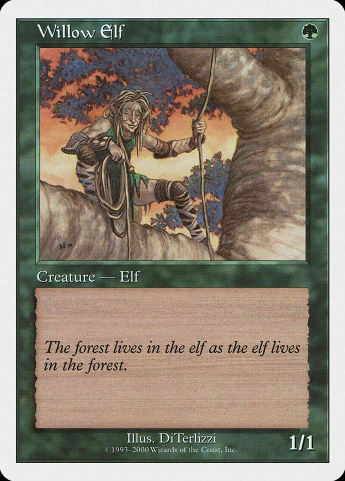 Willow Elf [45] [Starter 2000] [Non-Foil]