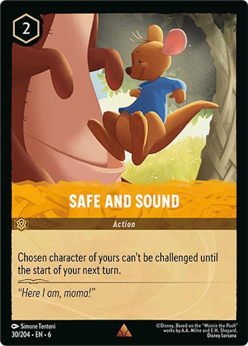 Safe and Sound - 30/204 [Azurite Sea] [Non-Foil]