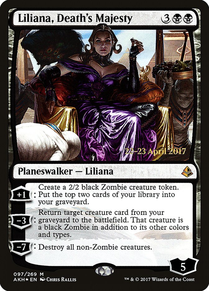 Liliana, Death's Majesty [97s] [Amonkhet Promos] [Foil]