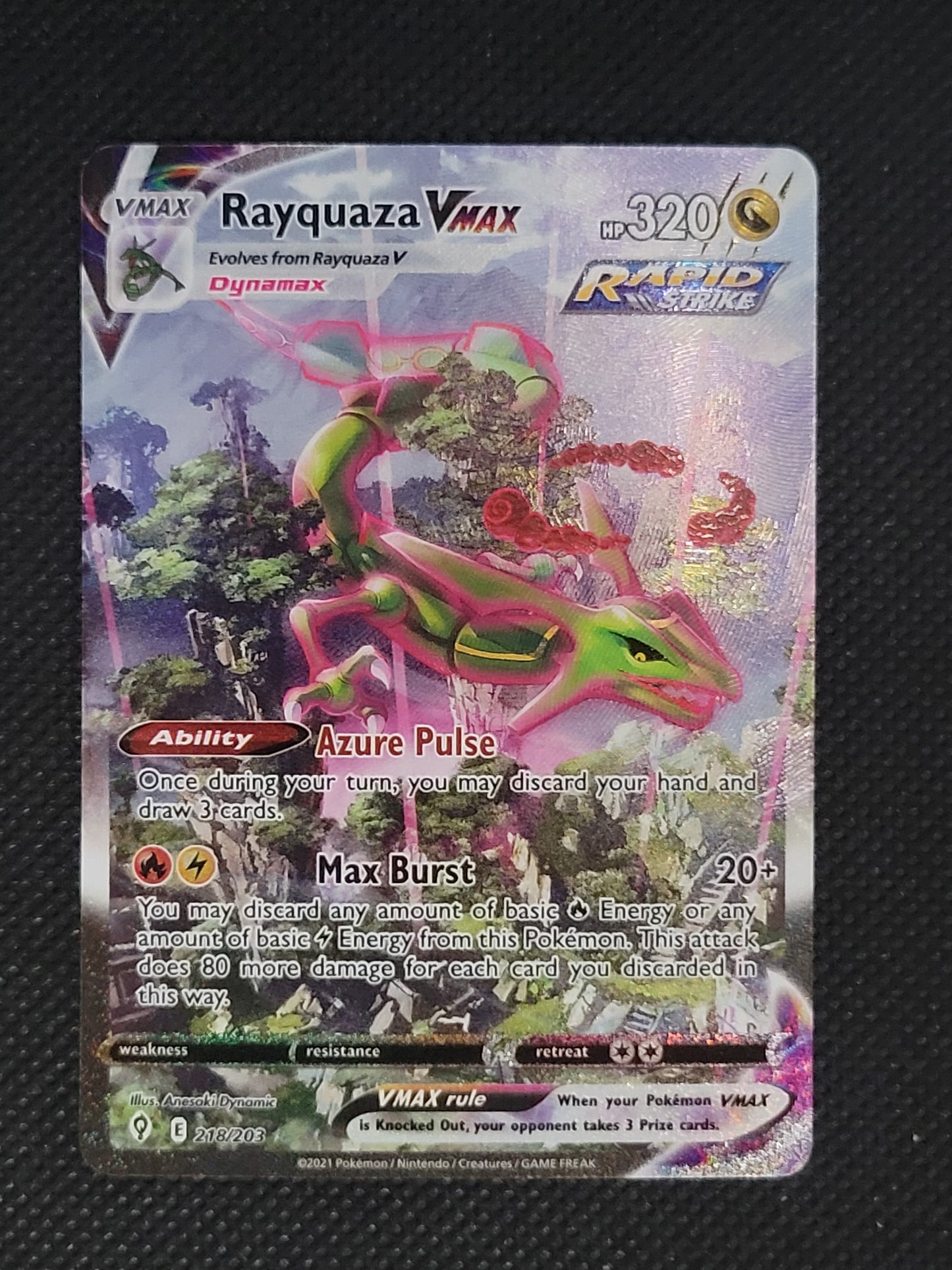 Rayquaza VMAX — Rare Rainbow — ID 17664
