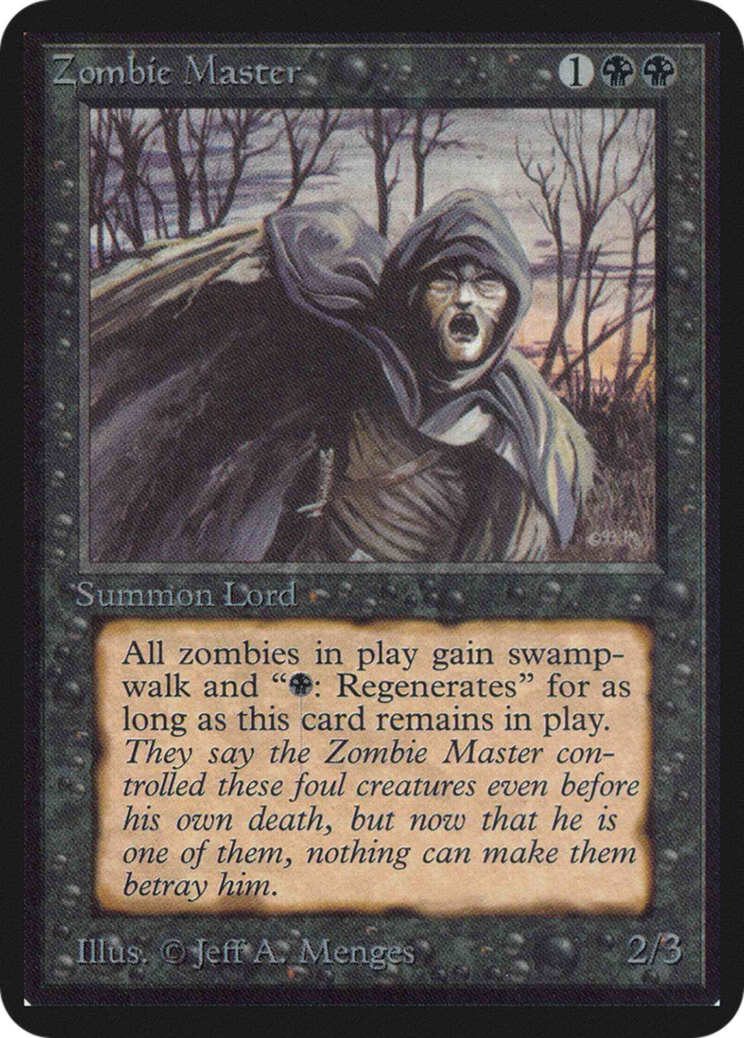 Zombie Master [137] [Limited Edition Alpha] [Non-Foil]