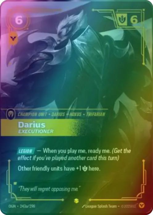 Darius - Executioner (Alternate Art) - 243a/298 [Origins] [Foil]