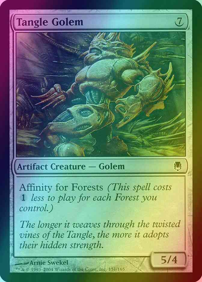 Tangle Golem [151] [Darksteel] [Foil]