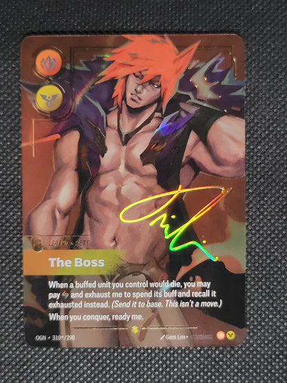 The Boss (Sett) — Signature|Foil — ID 19240