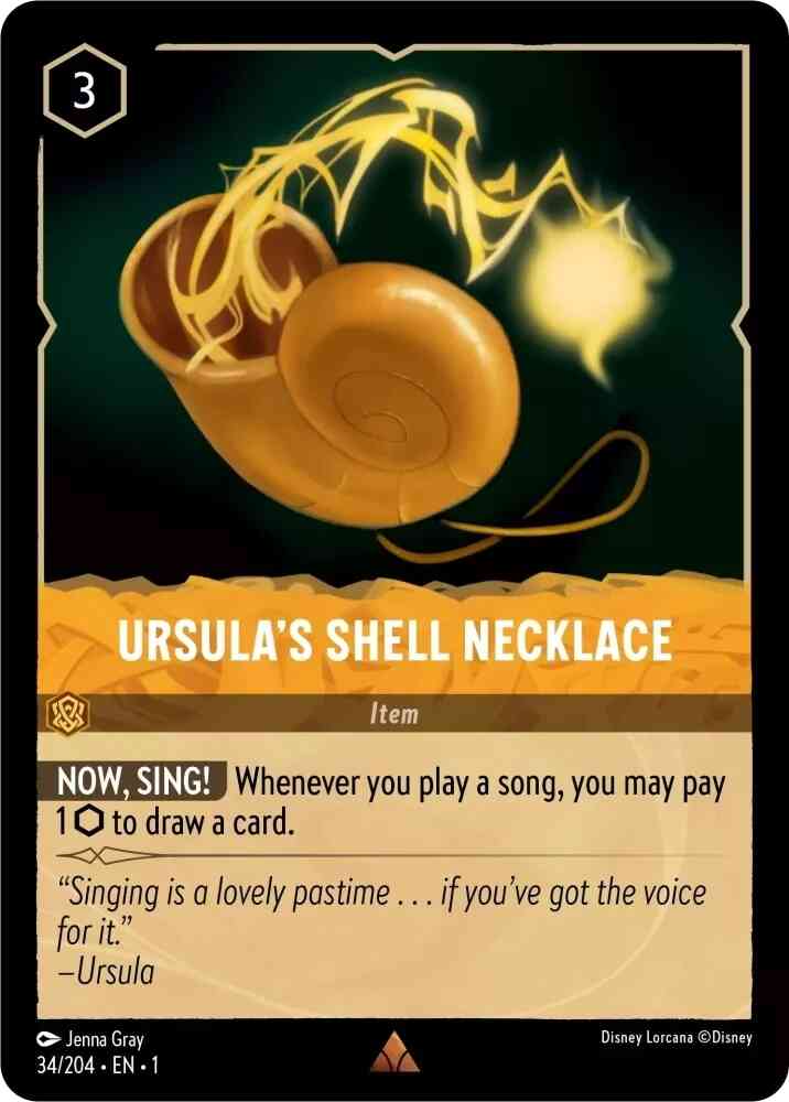 Ursula's Shell Necklace - 34/204 [The First Chapter] [Cold Foil]