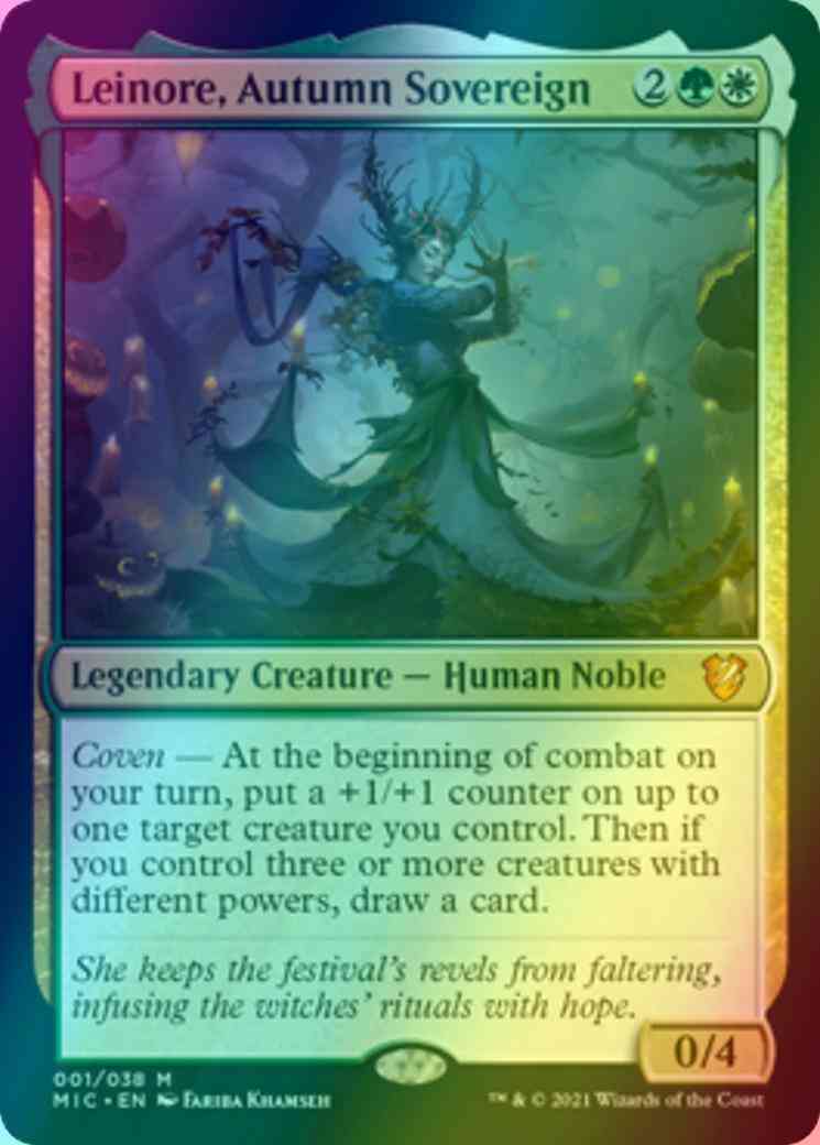 Leinore, Autumn Sovereign [1] [Innistrad: Midnight Hunt: Commander] [Foil]