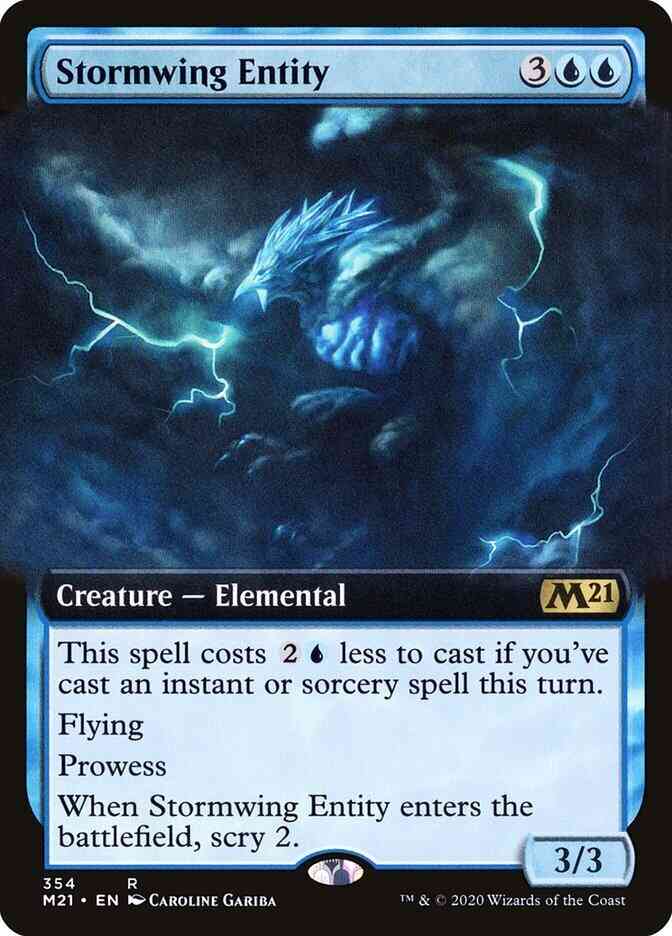 Stormwing Entity [354] [Extended Art] [Core Set 2021] [Non-Foil]