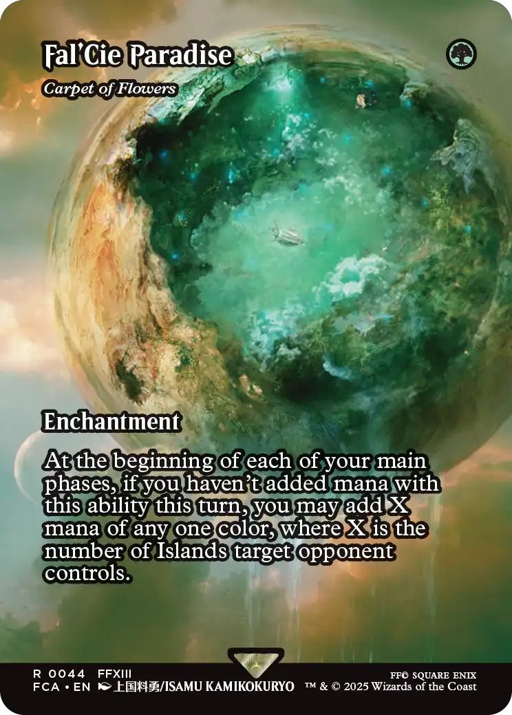 Fal'Cie Paradise - Carpet of Flowers [44] [Borderless] [FINAL FANTASY: Through the Ages] [Non-Foil]