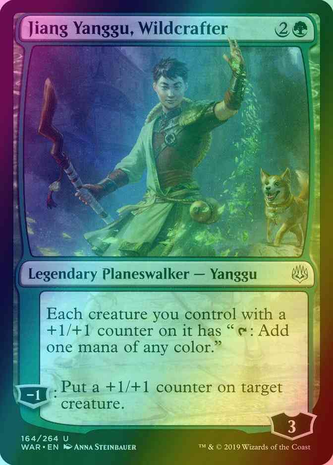 Jiang Yanggu, Wildcrafter [164] [War of the Spark] [Foil]