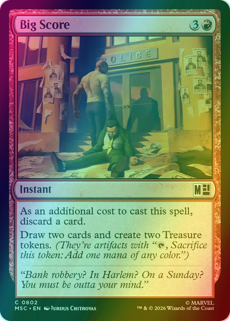 Big Score [802] [Jumpstart] [Marvel Super Heroes: Commander] [Foil]