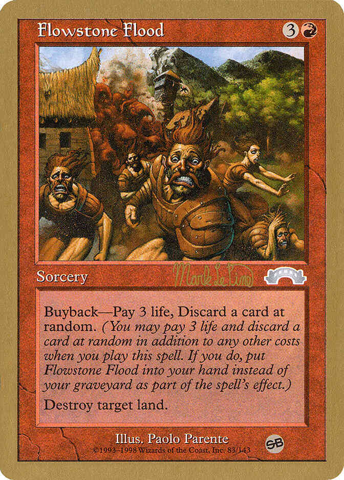 Flowstone Flood [mlp83sb] [World Championship Decks 1999] [Non-Foil]