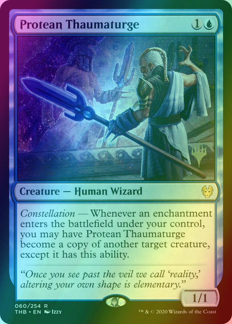 Protean Thaumaturge [60p] [Promo Pack] [Theros Beyond Death Promos] [Foil]