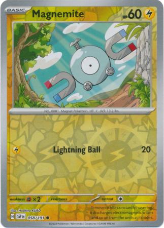 Magnemite - 058/191 - Common [sv08-058] [Reverse Holo]