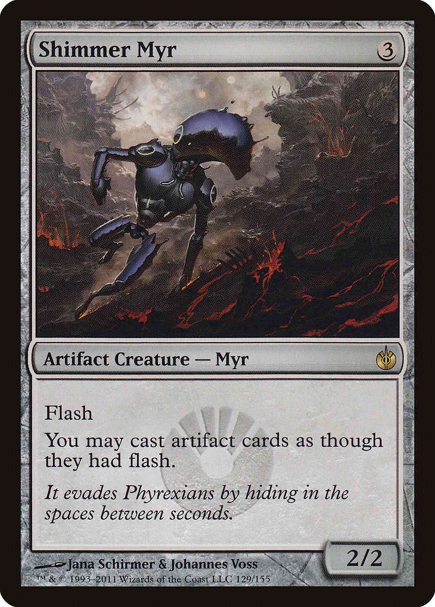 Shimmer Myr [129] [Mirrodin Besieged] [Non-Foil]