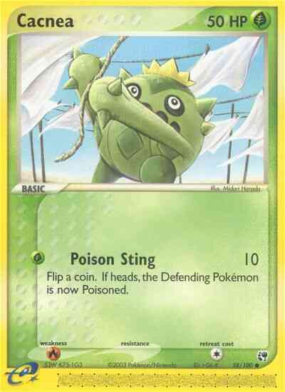 Cacnea - 58/100 - Common [ex2-58] [Reverse Holo]