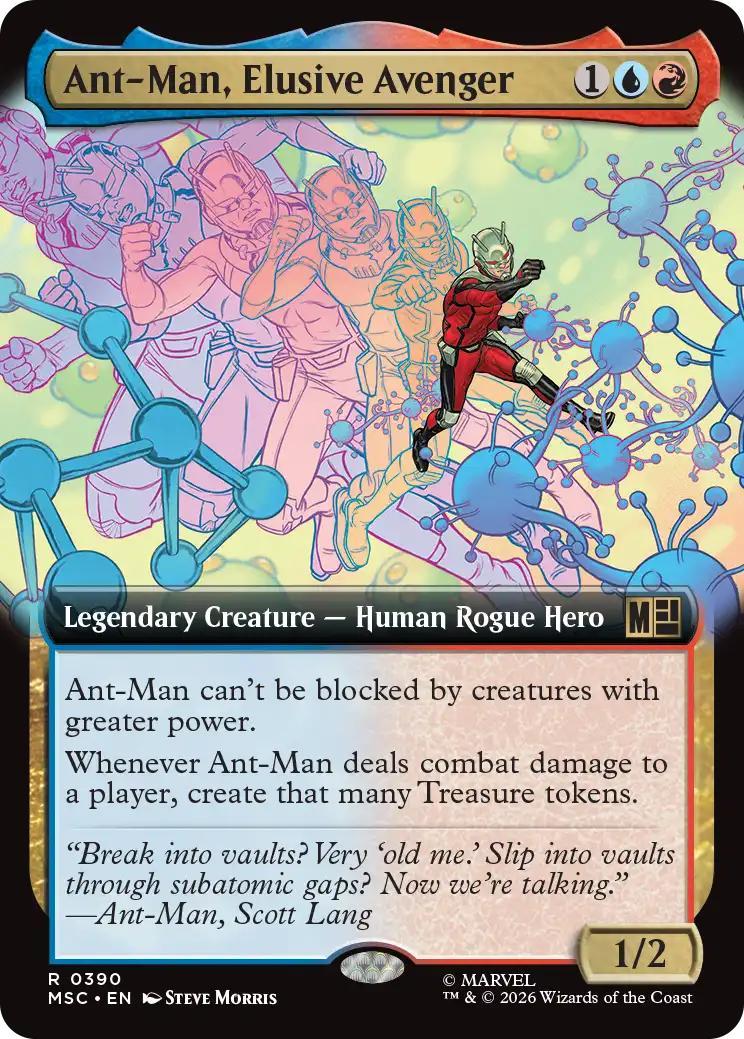 Ant-Man, Elusive Avenger [390] [Extended Art] [Marvel Super Heroes: Commander] [Non-Foil]
