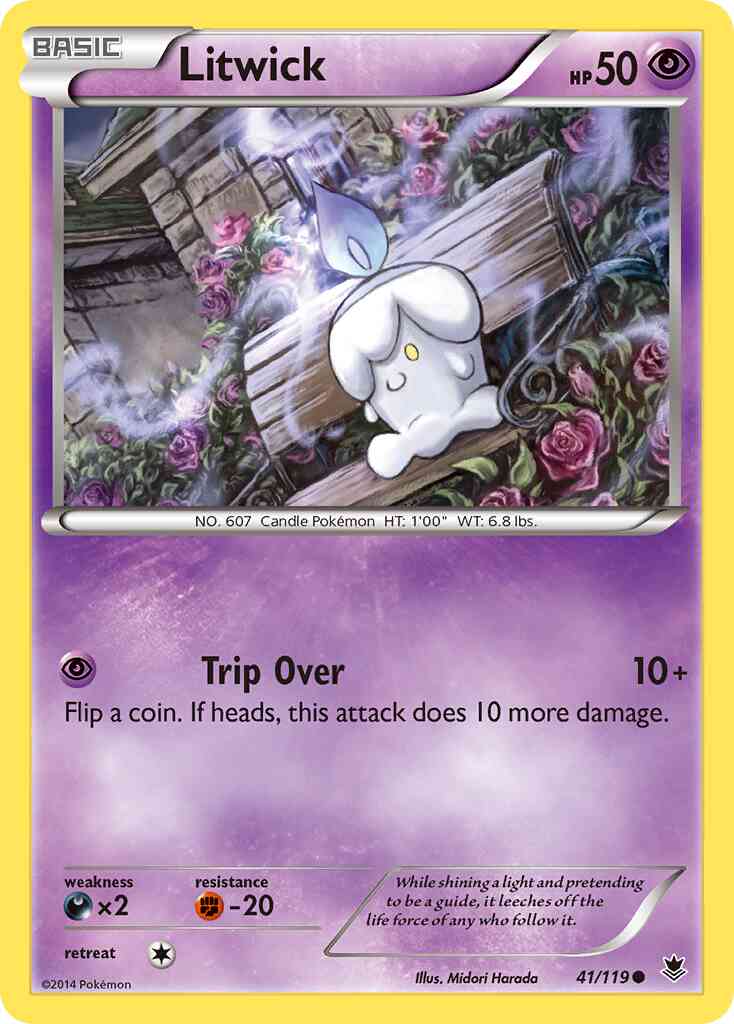 Litwick - 41/119 - Common [xy4-41] [Reverse Holo]