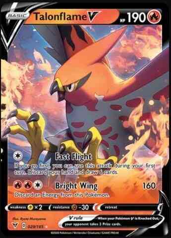 Talonflame V - 029/185 - Rare Holo V [swsh4-029] [Ultra]