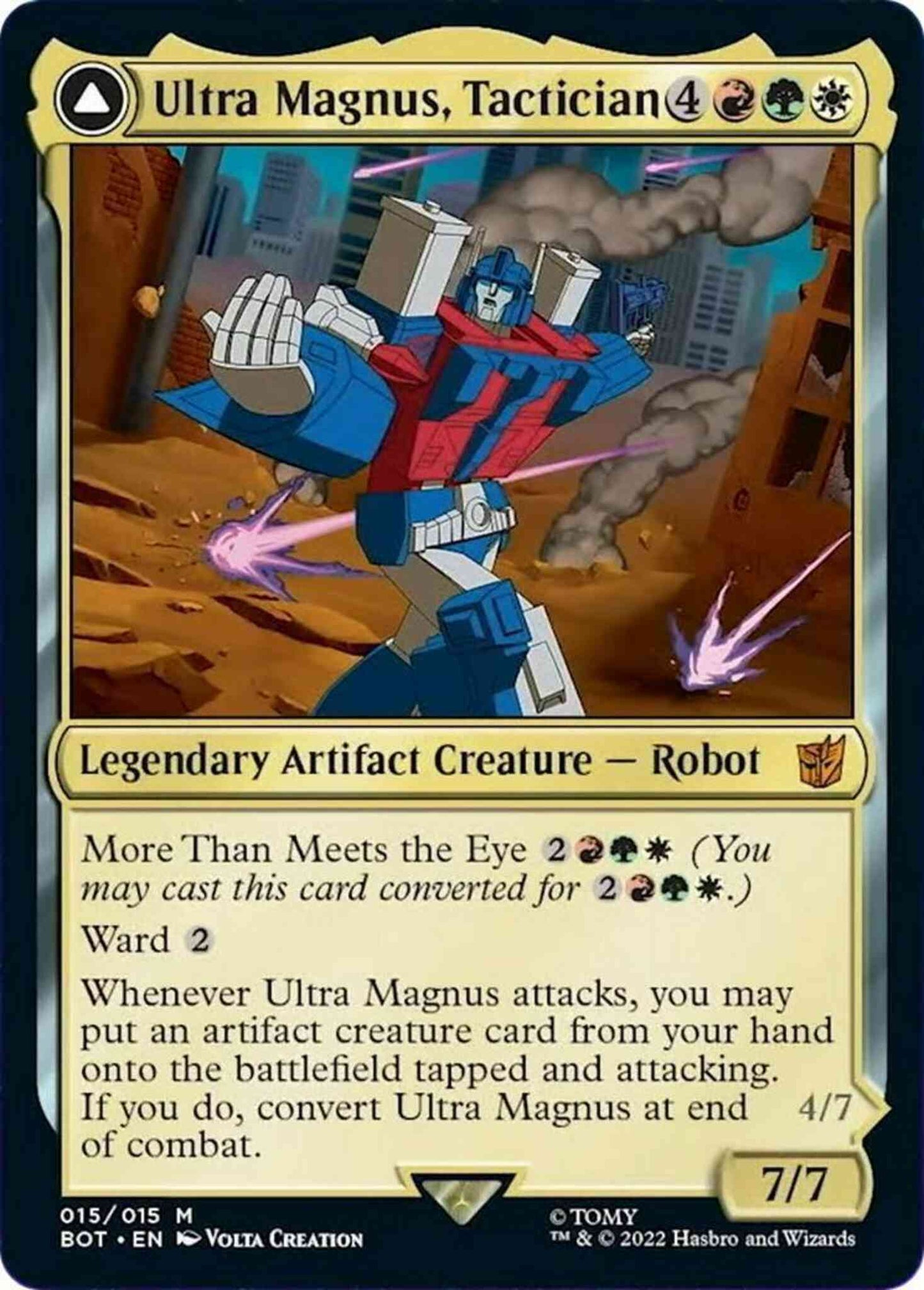 Ultra Magnus, Tactician // Ultra Magnus, Armored Carrier [15] [Universes Beyond: Transformers] [Non-Foil]