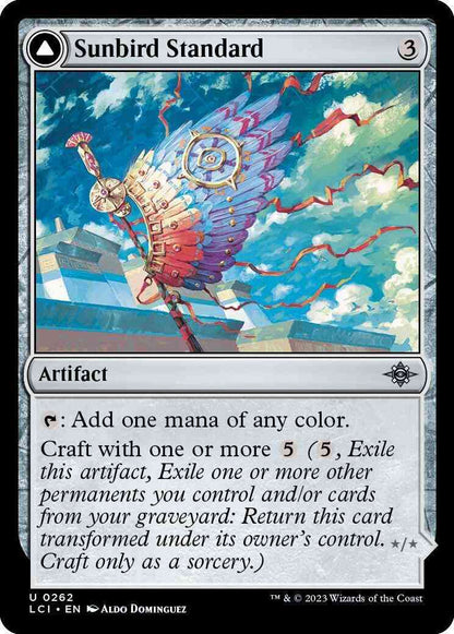 Sunbird Standard // Sunbird Effigy [262] [The Lost Caverns of Ixalan] [Non-Foil]