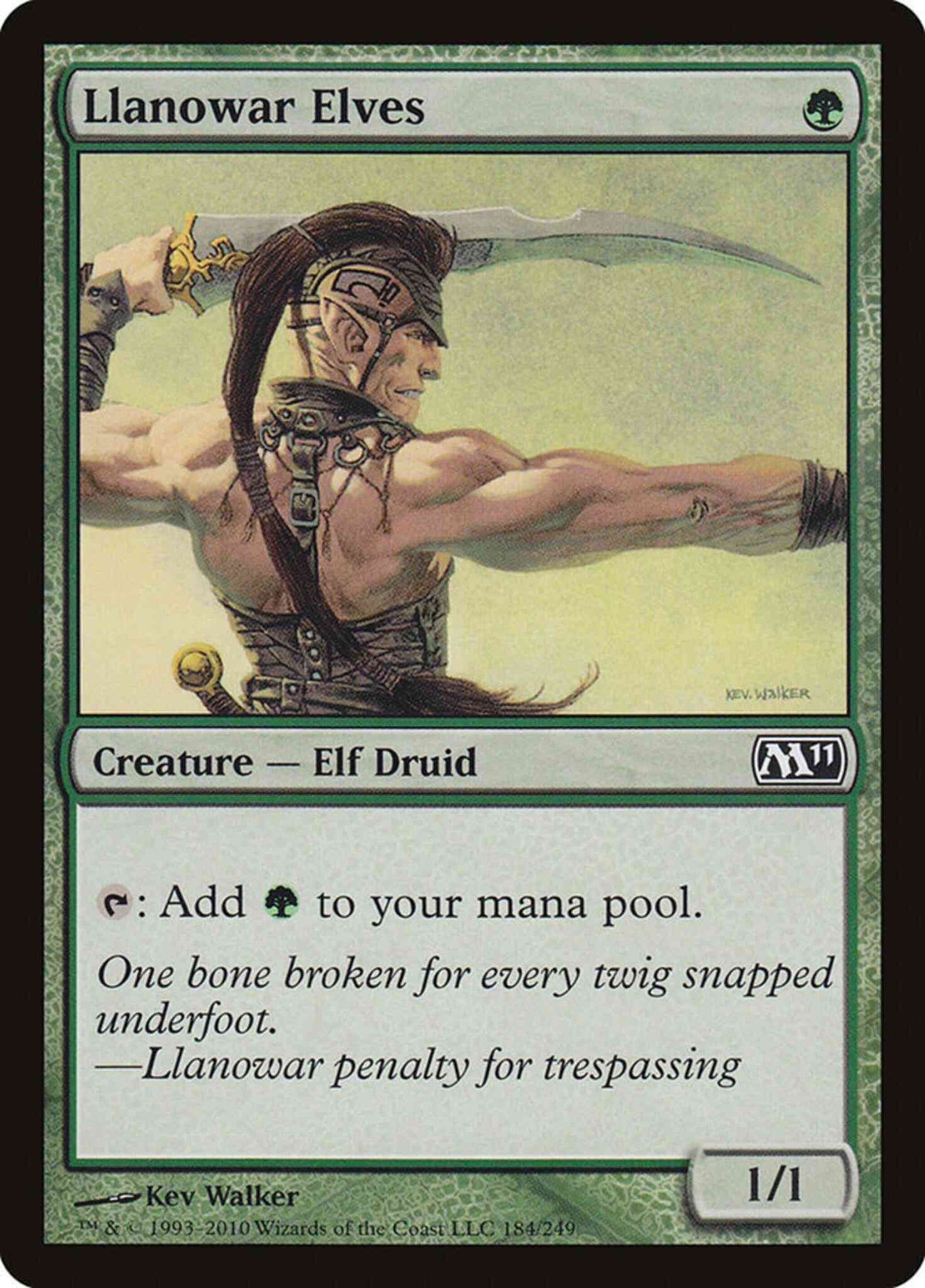 Llanowar Elves [184] [Magic 2011] [Non-Foil]