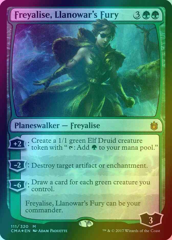 Freyalise, Llanowar's Fury [111] [Commander Anthology] [Foil]