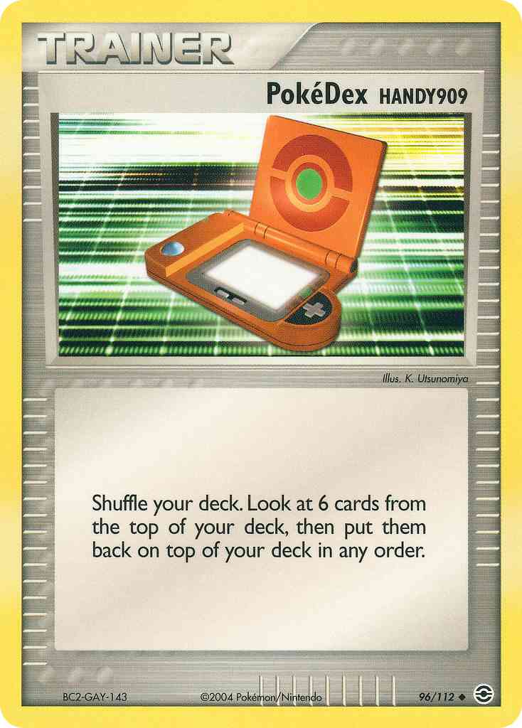 PokéDex (HANDY909) - 96/112 - Uncommon [ex6-96] [Non-Holo]