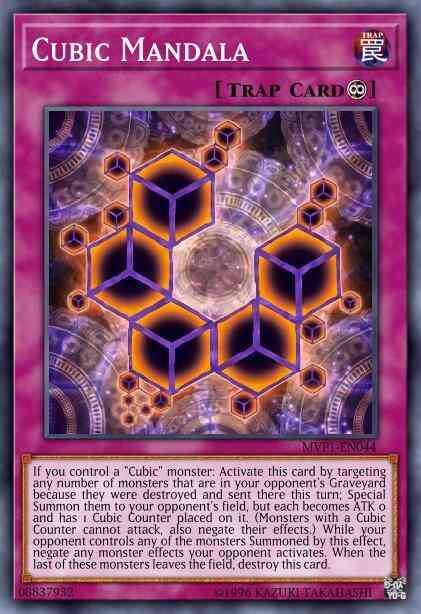 Cubic Mandala - MVP1-EN044 - Ultra Rare - 1st Edition