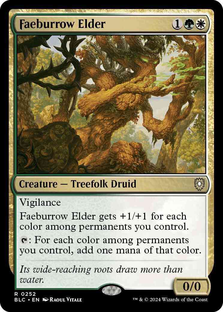 Faeburrow Elder [252] [Bloomburrow: Commander] [Non-Foil]