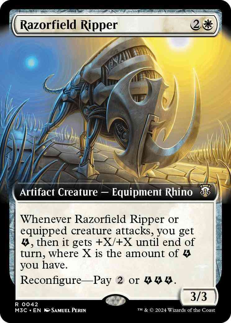 Razorfield Ripper [42] [Extended Art] [Modern Horizons 3: Commander] [Non-Foil]