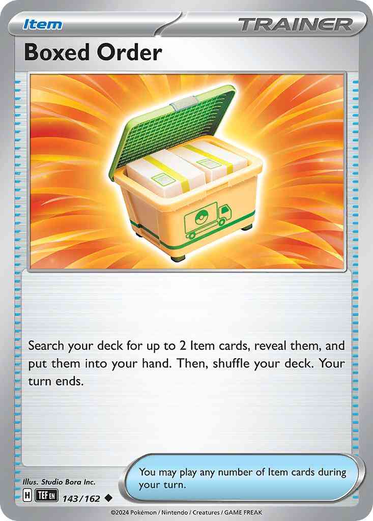 Boxed Order - 143/162 - Uncommon [sv05-143] [Non-Holo]