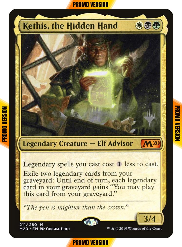 Kethis, the Hidden Hand [211p] [Promo Pack] [Core Set 2020 Promos] [Foil]