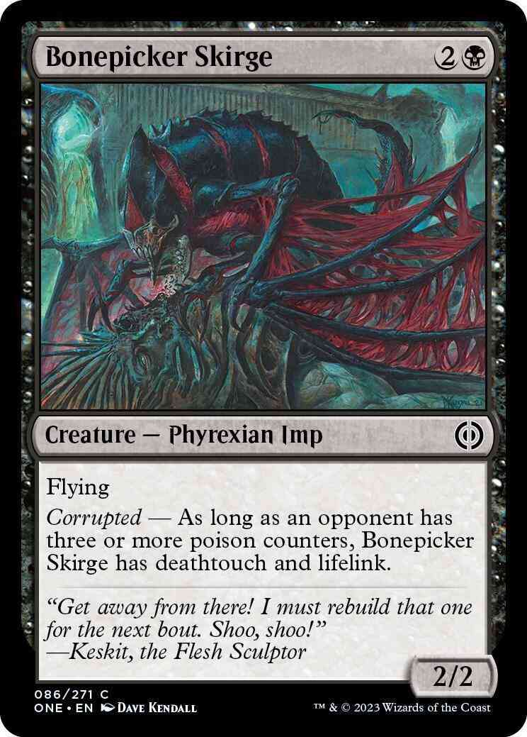 Bonepicker Skirge [86] [Phyrexia: All Will Be One] [Non-Foil]